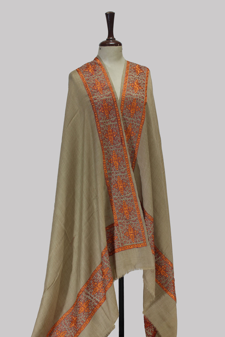 Ruqaya – Embroidered Shawl