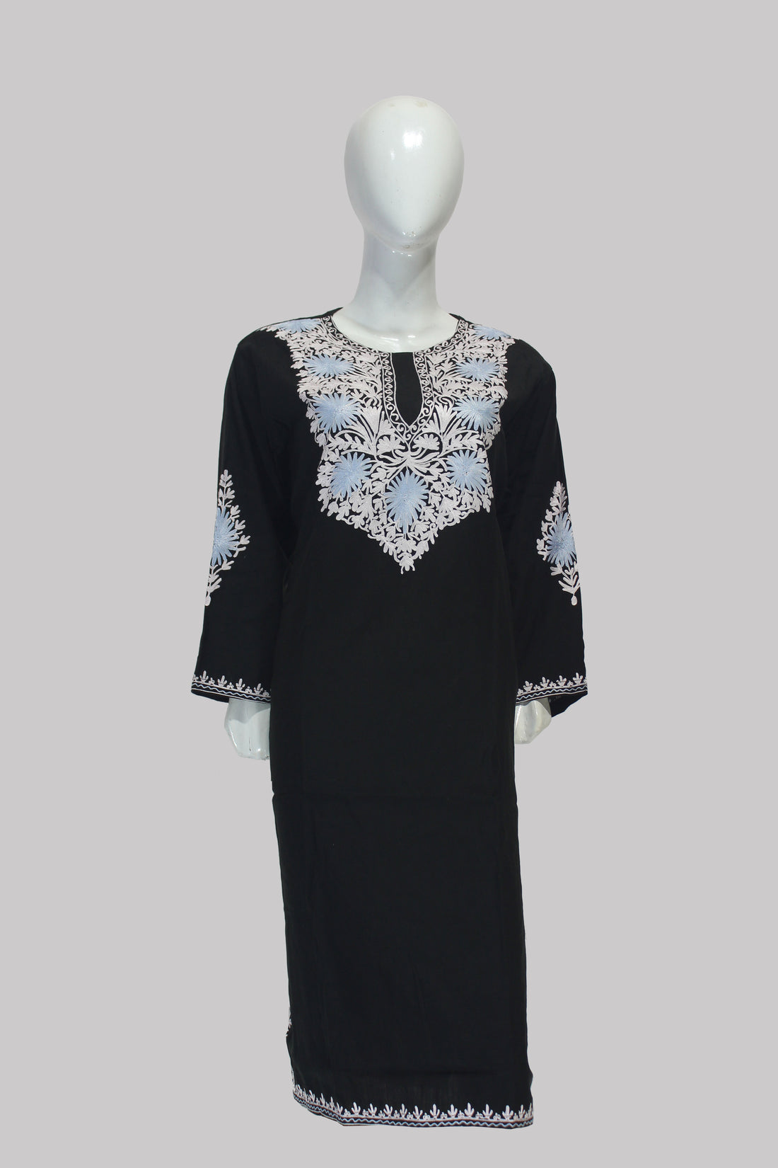 Noir Elegance Kashmiri Kurti