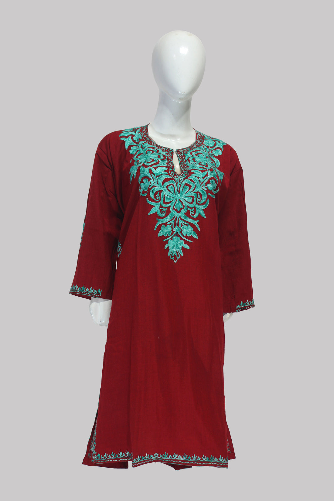 Ruby Teal Elegance Kurti