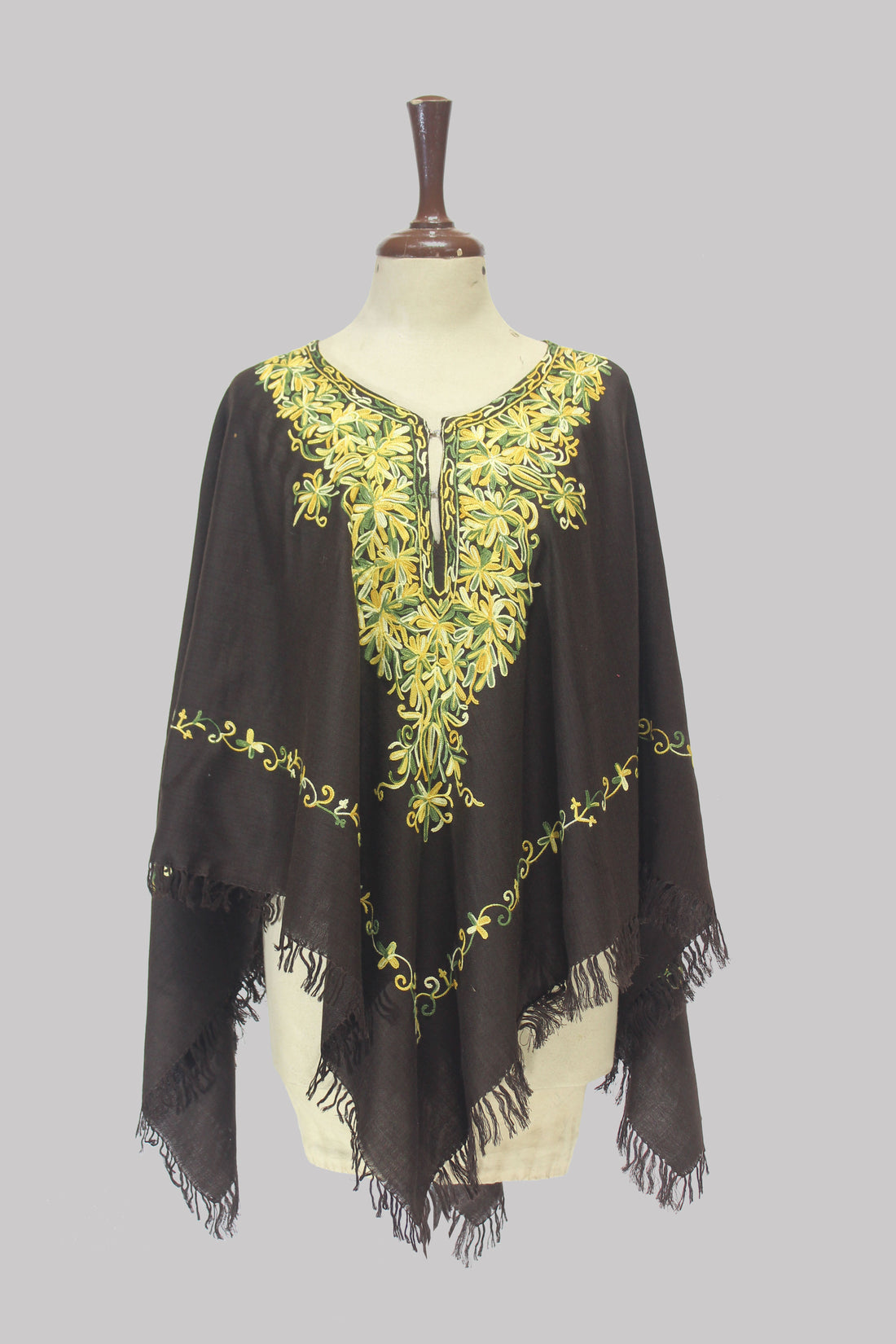 Golden Garden Cape Shawl