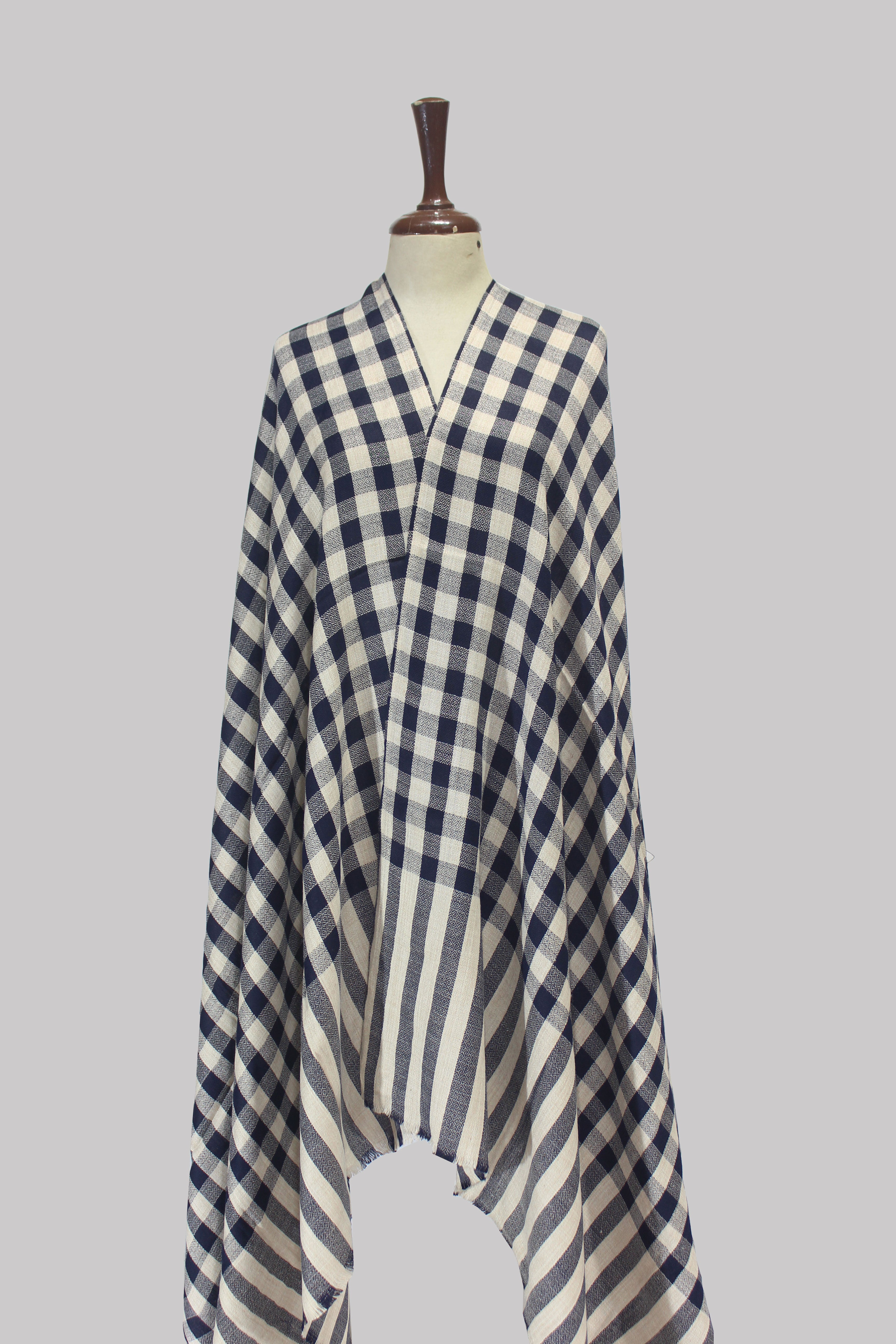 Heritage Check Drape Shawl