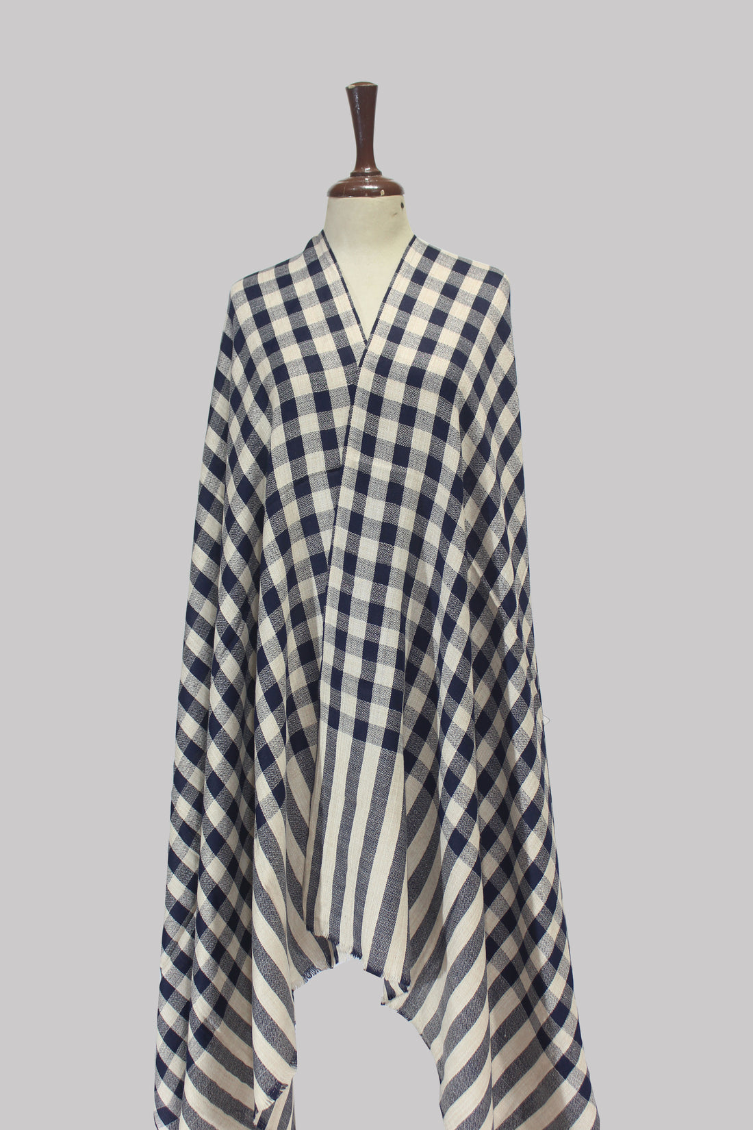 Heritage Check Drape Shawl