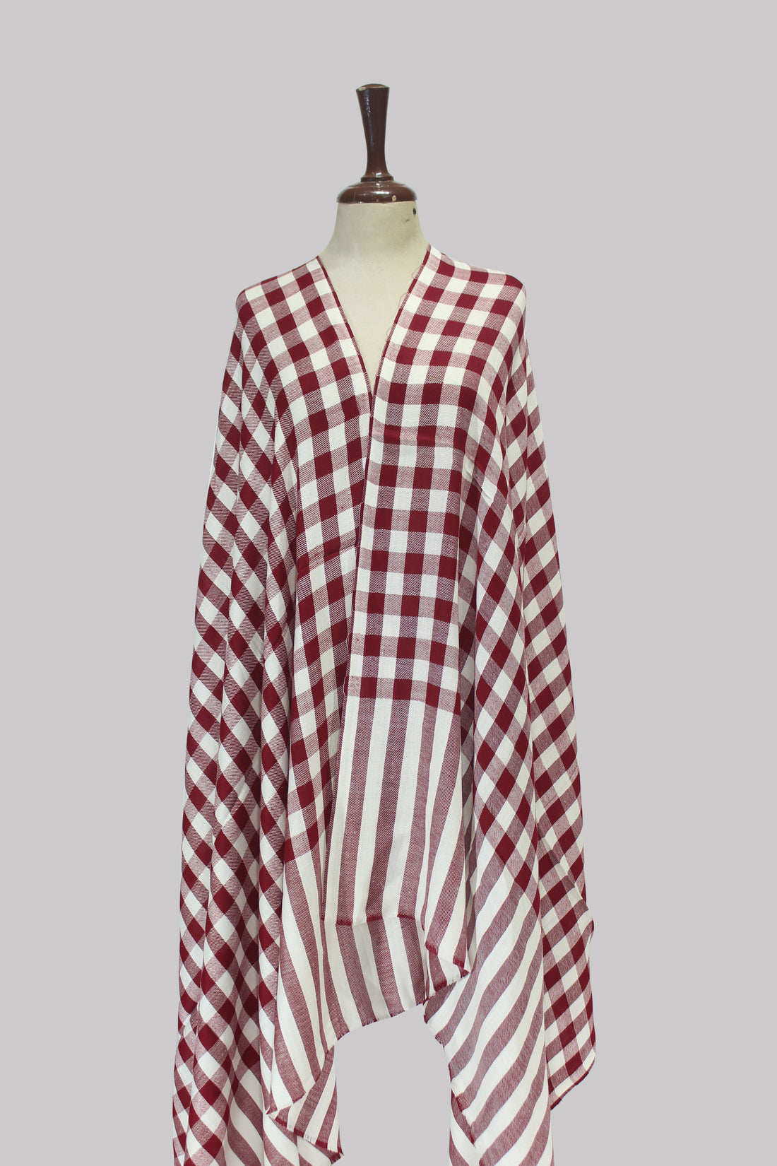 Heritage Check Drape Shawl