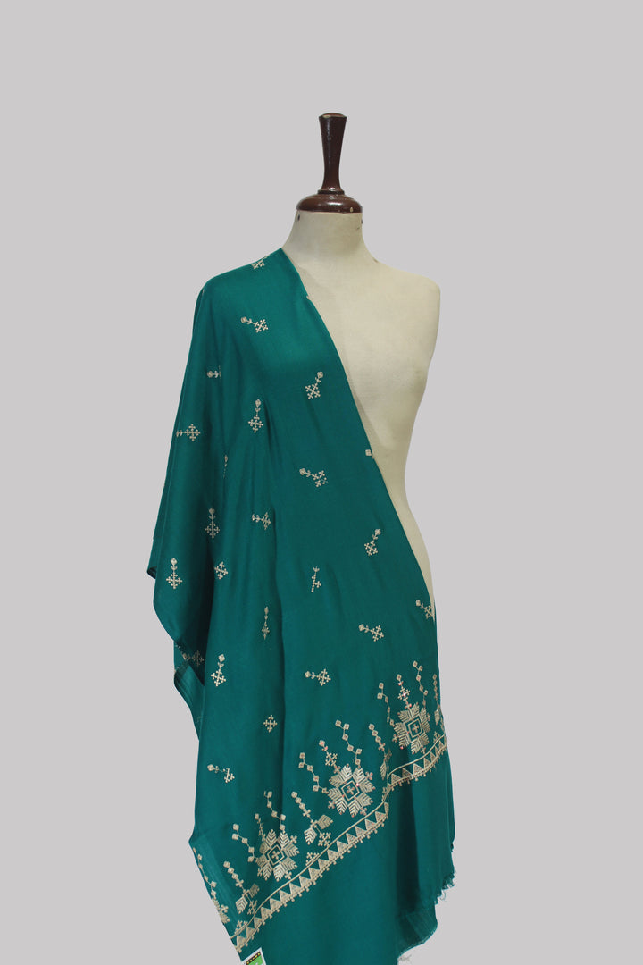 Firdaus-e-Firozi Tribal Embroidered Shawl