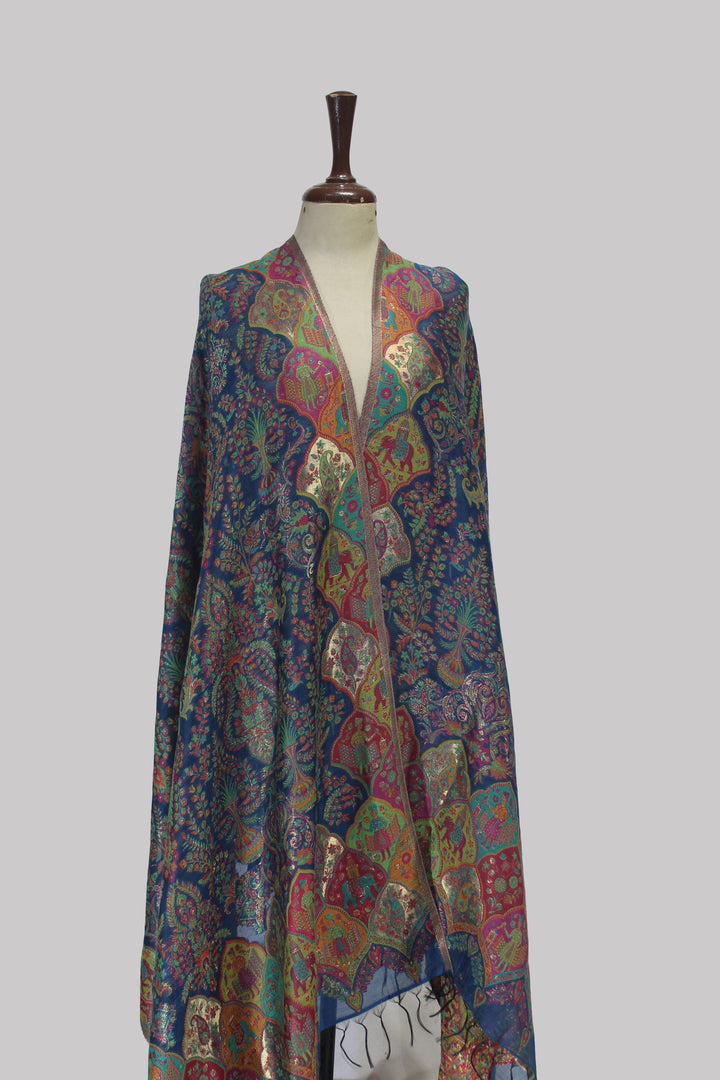 Royal Darbar Tapestry Kani Silk Dupatta