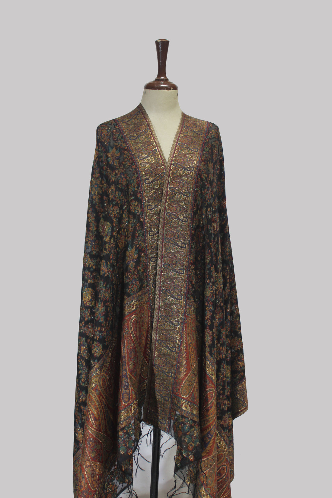 Midnight Royal Kani Silk Dupatta