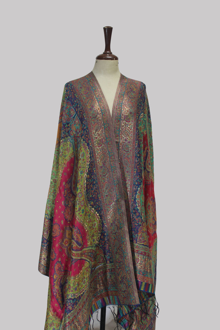 Opulent Paisley Kani Silk Dupatta