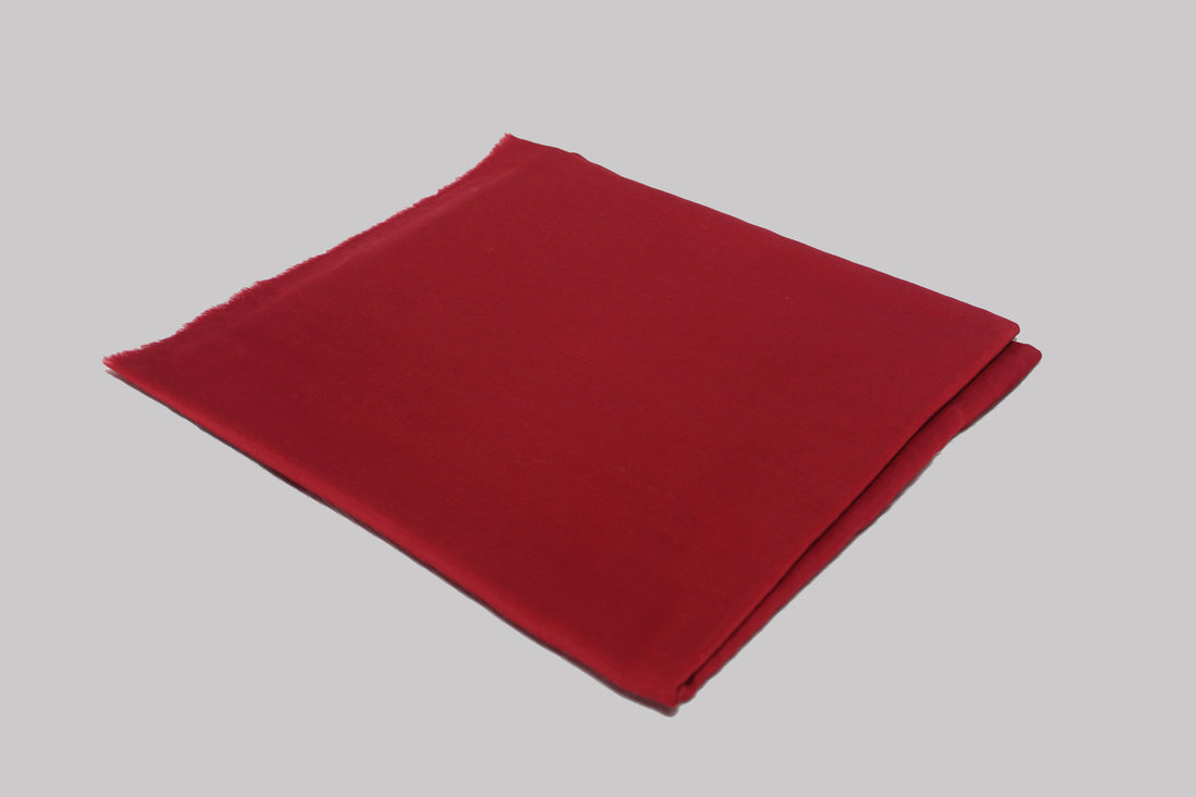 Crimson Mirage Wool Plan Shawl