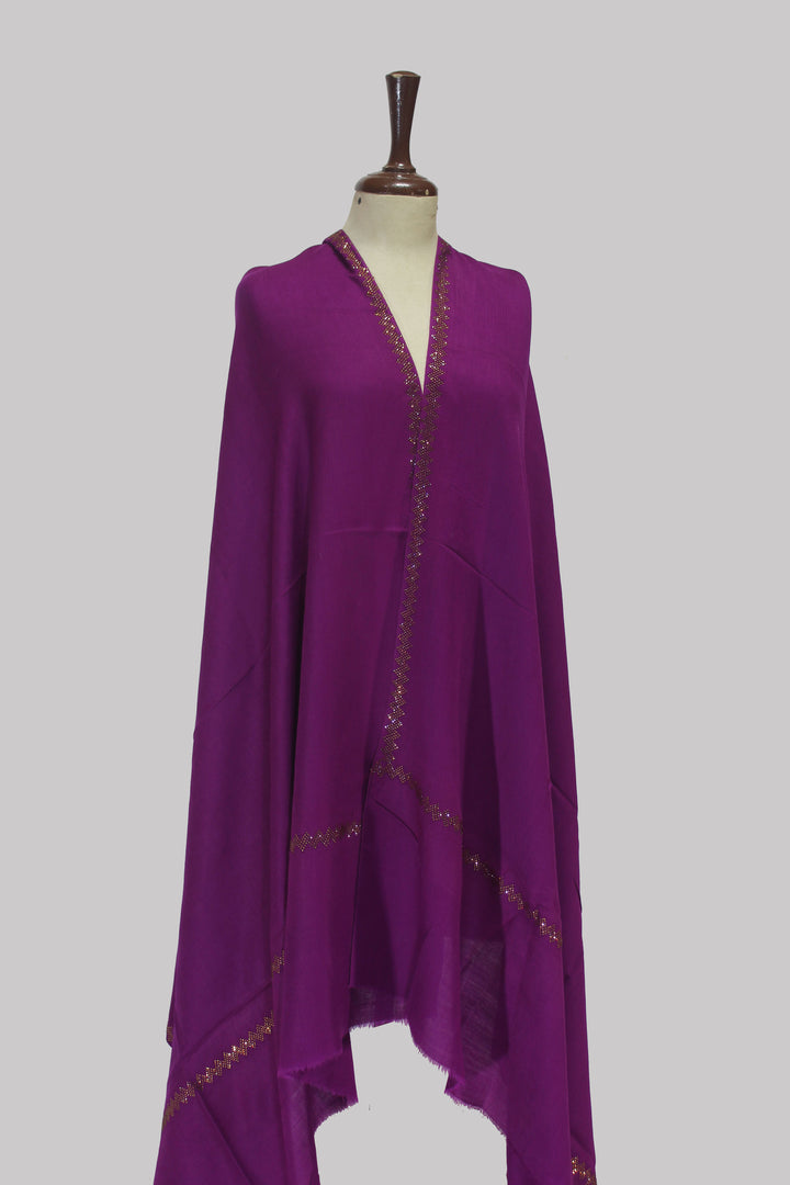 Royal Orchid Stone Shawl