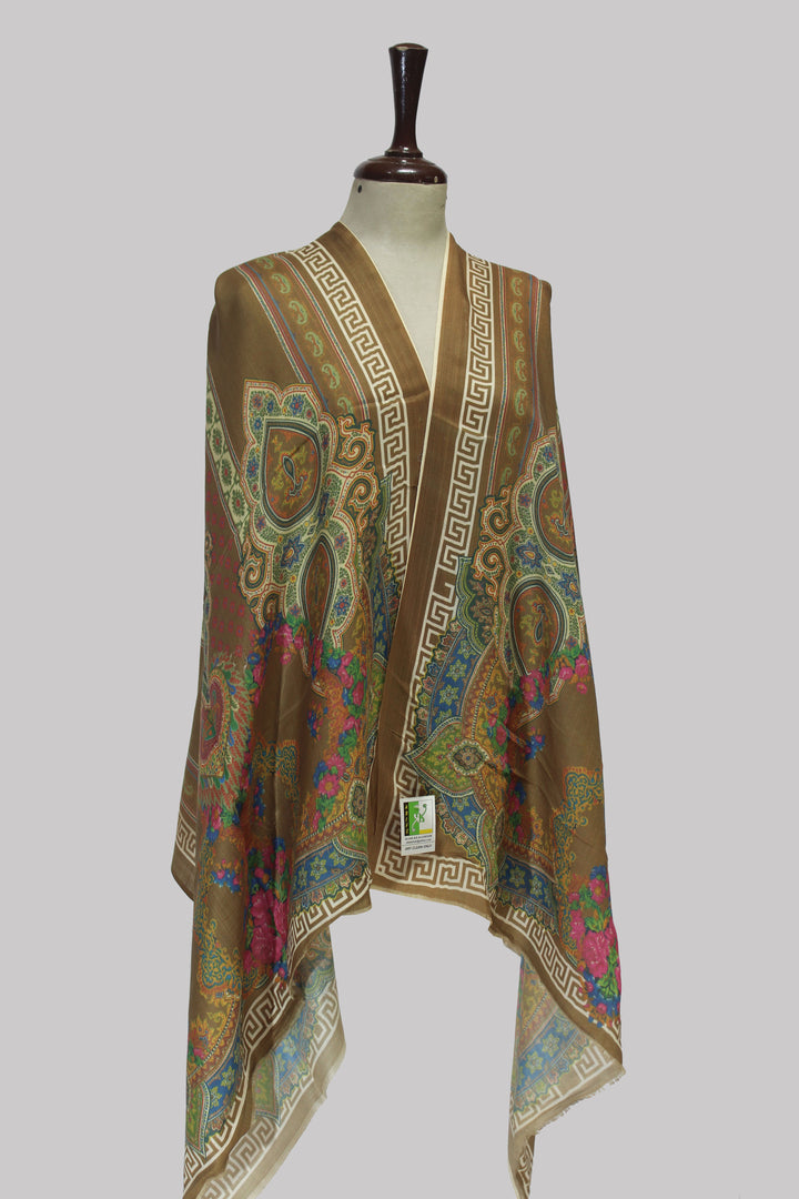 Chestnut Majesty Printed Stoler