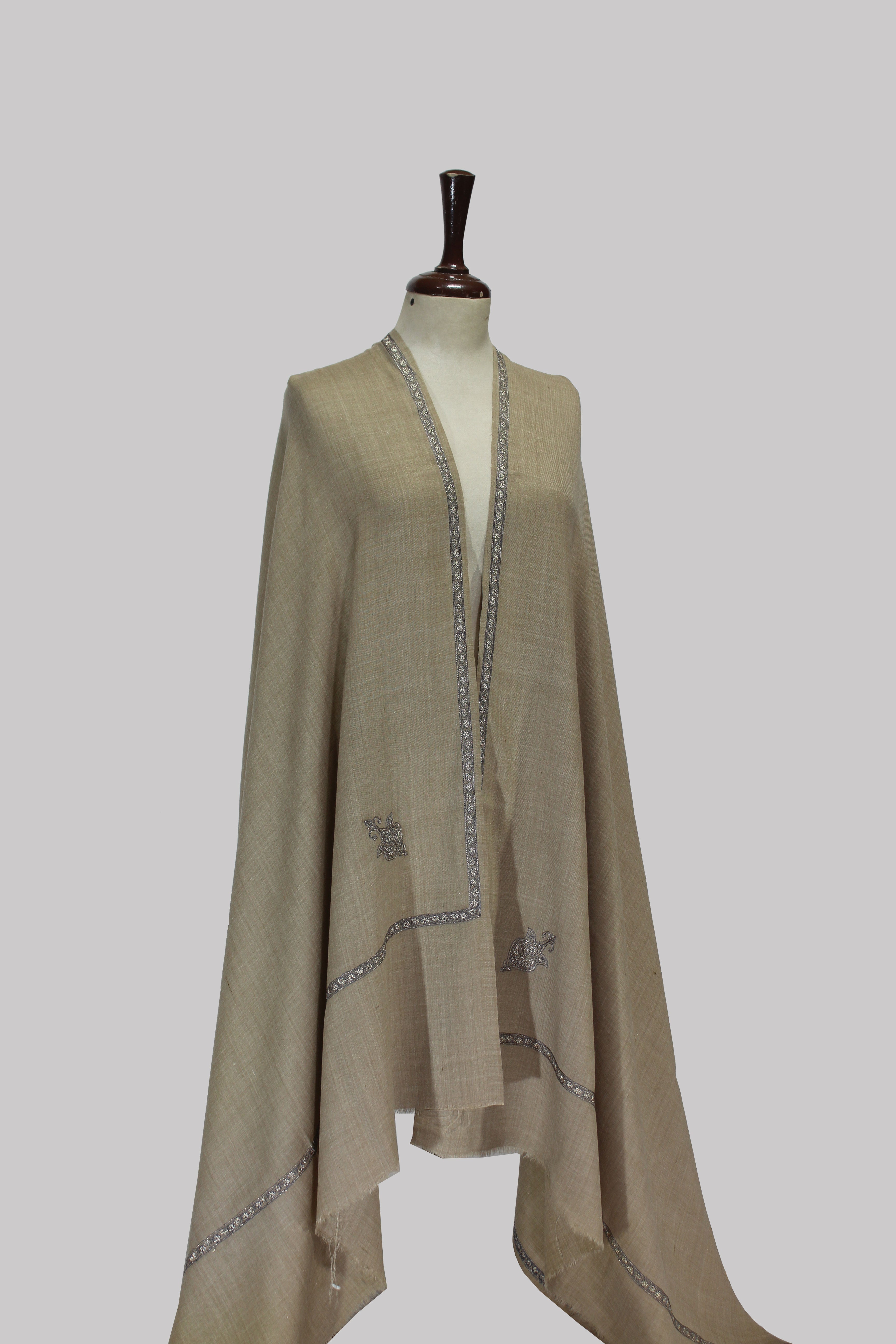 Desert Tilla-Embroidered Shawl