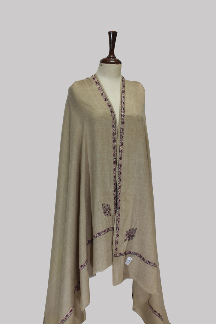 Gul-e-Nazak  Embroidered shawl