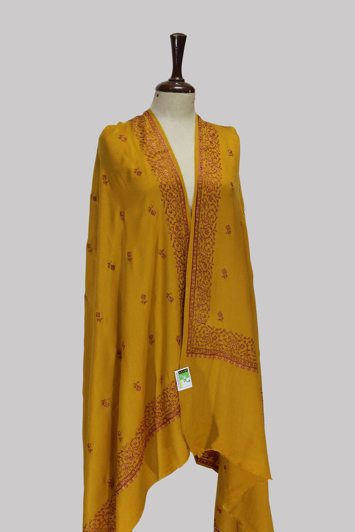 Sunehri Gulnaz Embroidered Shawl