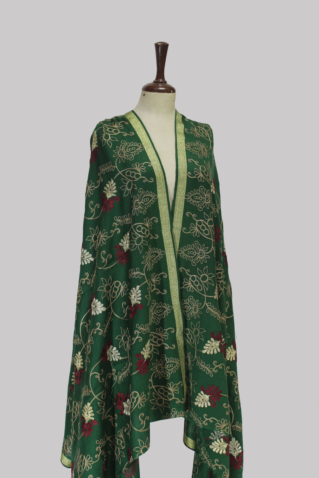 Royal Zari Blossom Shawl