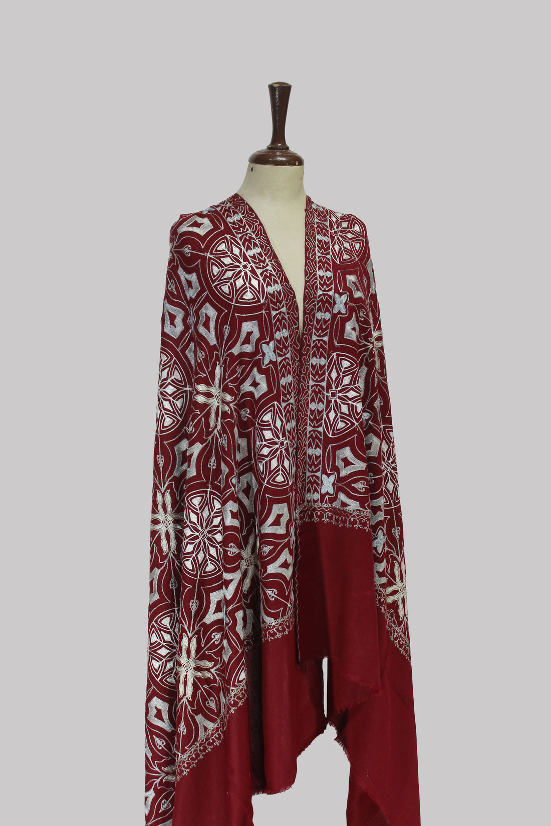 Sangria Heritage Wrap Shawl