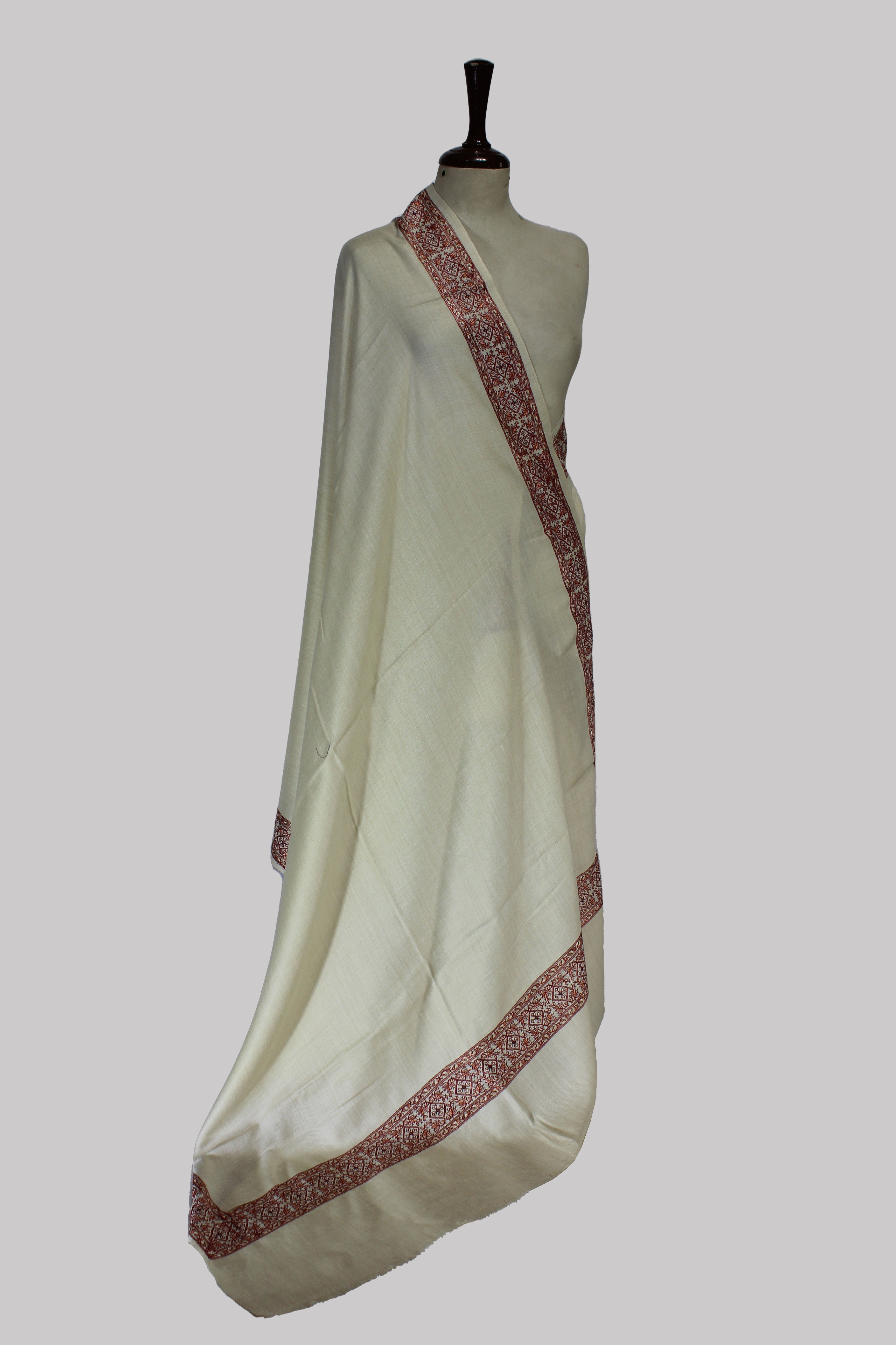 Skin Zareen Border Shawl