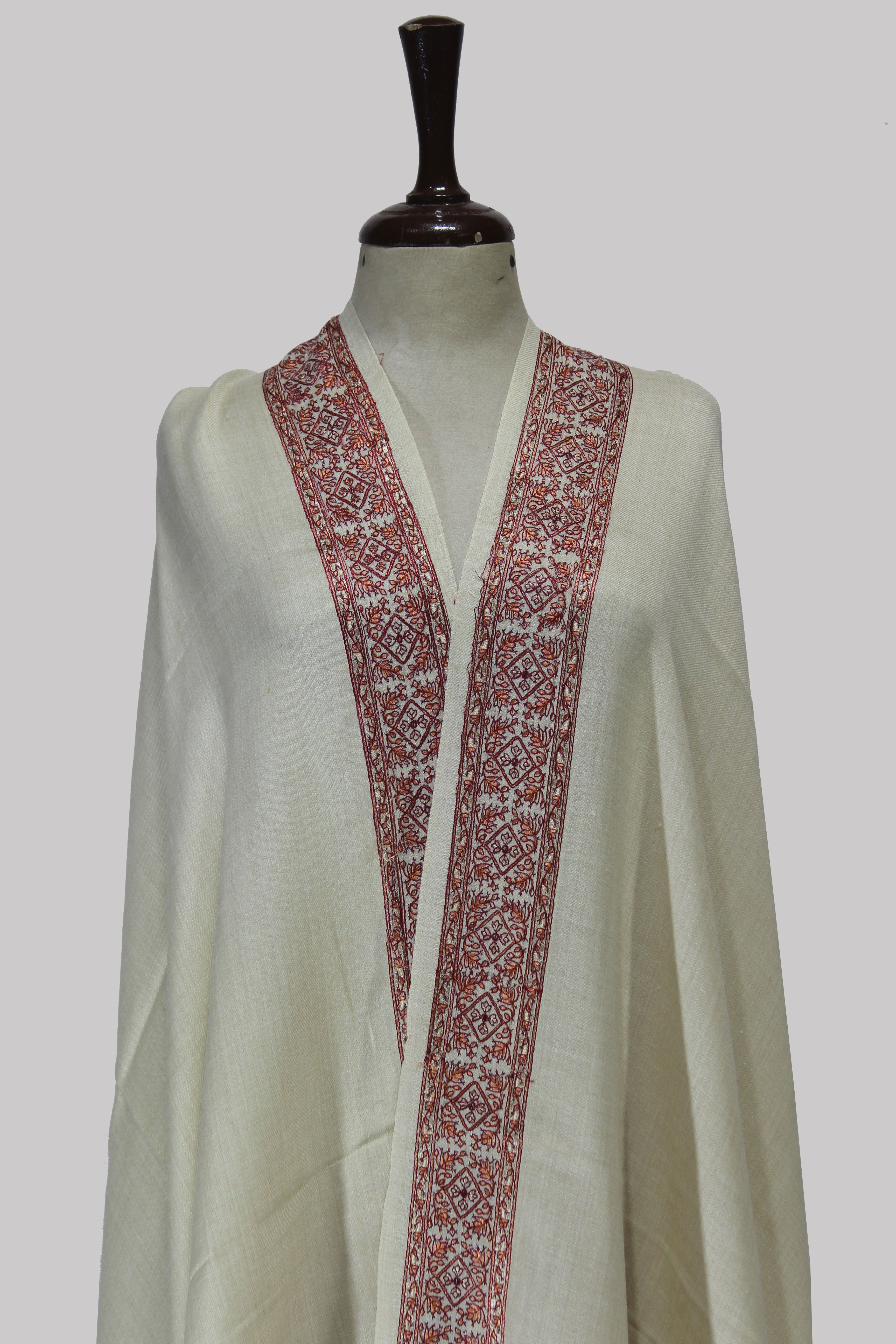 Skin Zareen Border Shawl