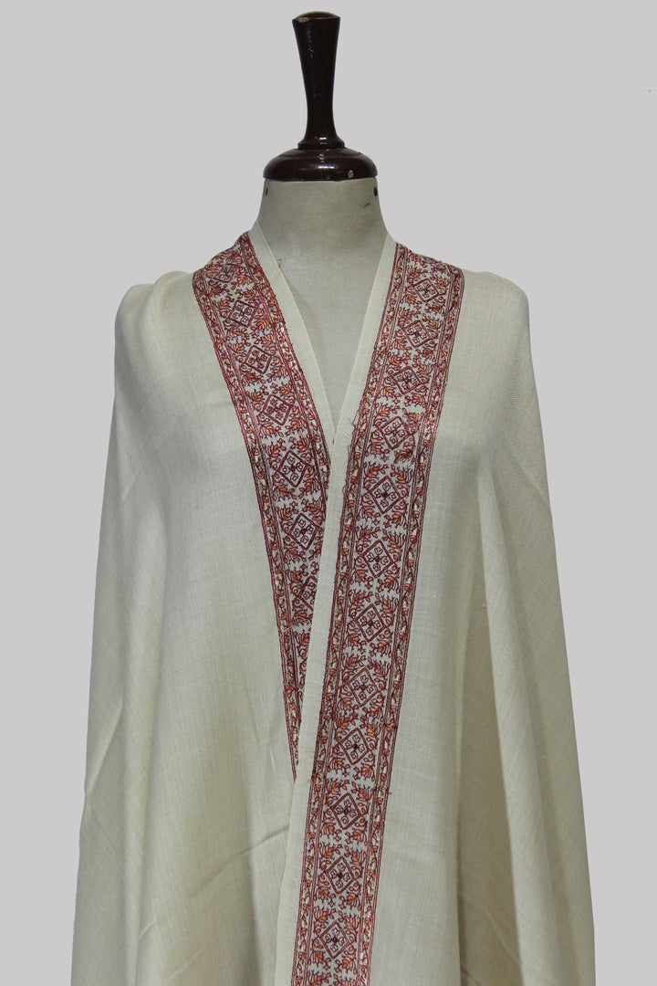 Skin Zareen Border Shawl