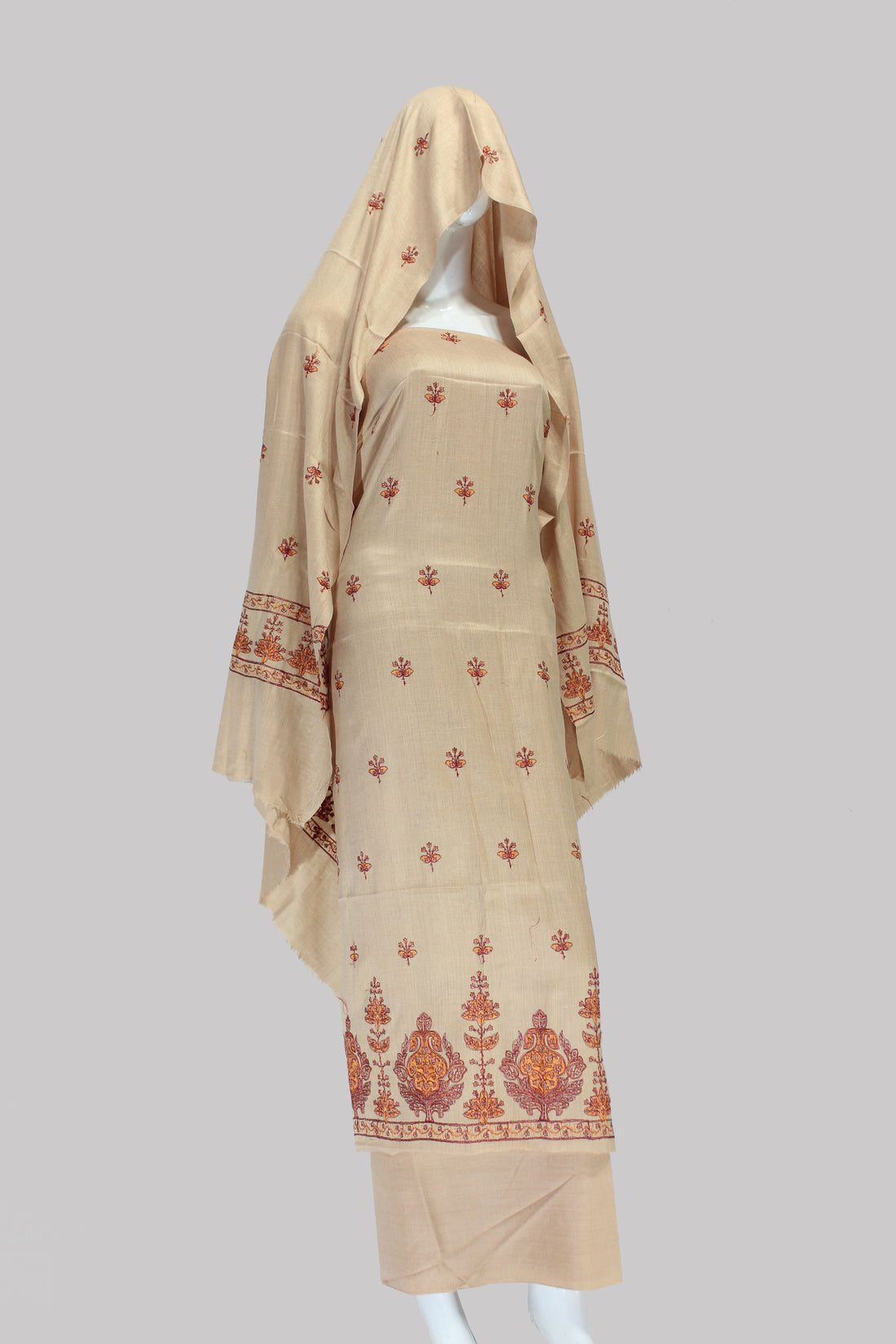 Zariah Beige Kashmiri Charm