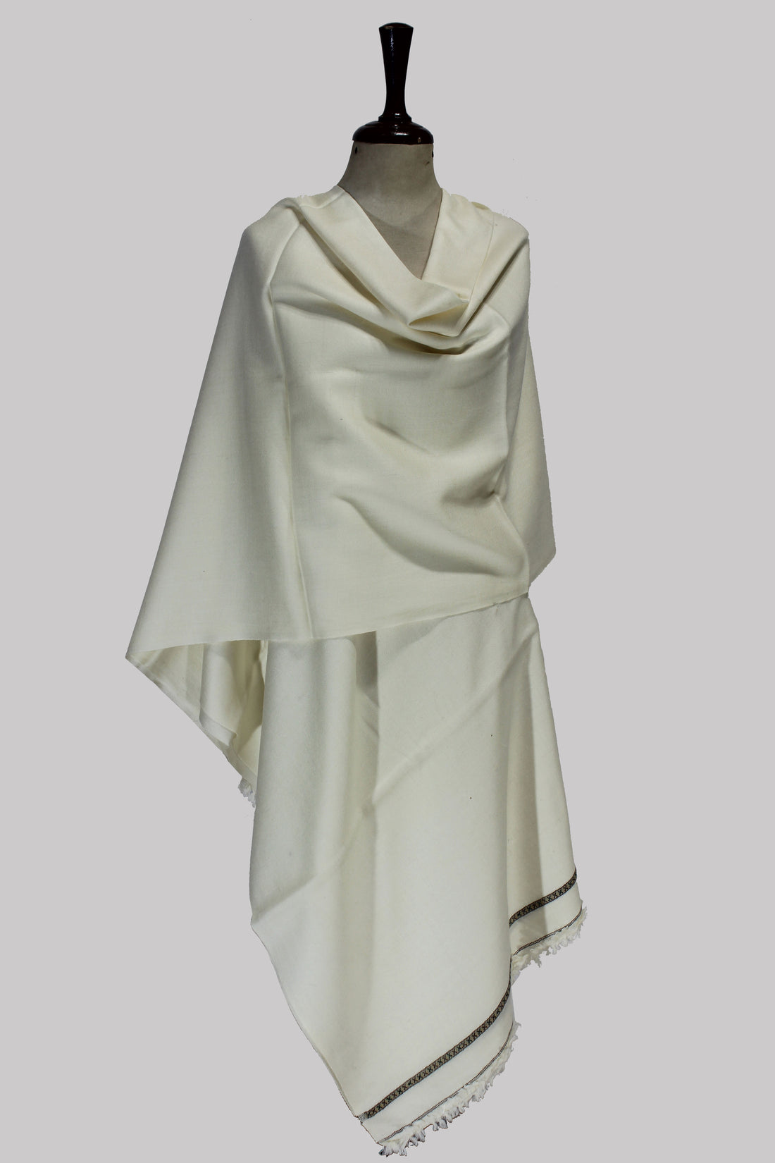 Ivory Serenity Pashmina Shawl